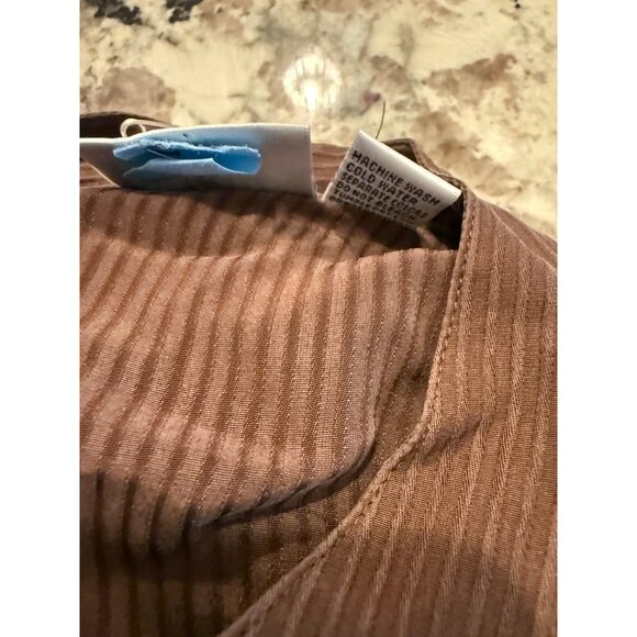 Chicos Silk kimono Artsy Asian-Inspired print 1 Mandarin Collar Long Tunic Y2k - Picture 10 of 12